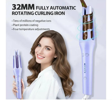 Automatic Curling Iron | Fast Heat, Tangle-Free Hair Curler for Effortless Styling